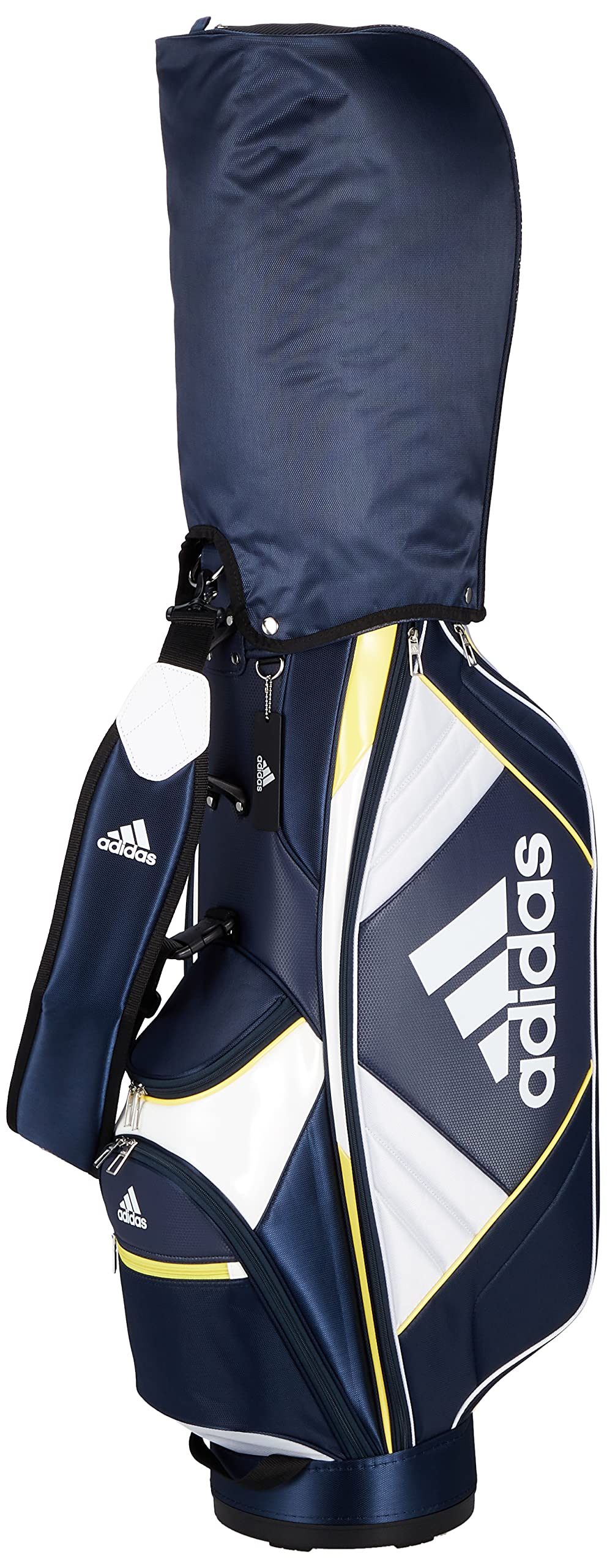 adidas ゴルフキャディバッグ ホワイト/ネイビー adidas ゴルフキャディバッグ ホワイト/ネイビー